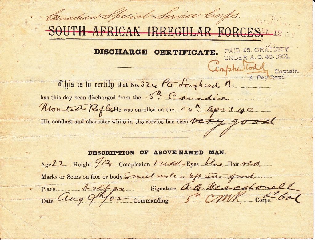 1902 Lougheed discharge cert sm