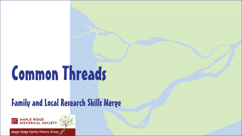 Common Threads Title Slide