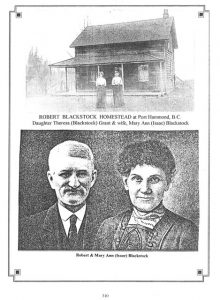 Robert Blackstock Family – Maple Ridge Museum