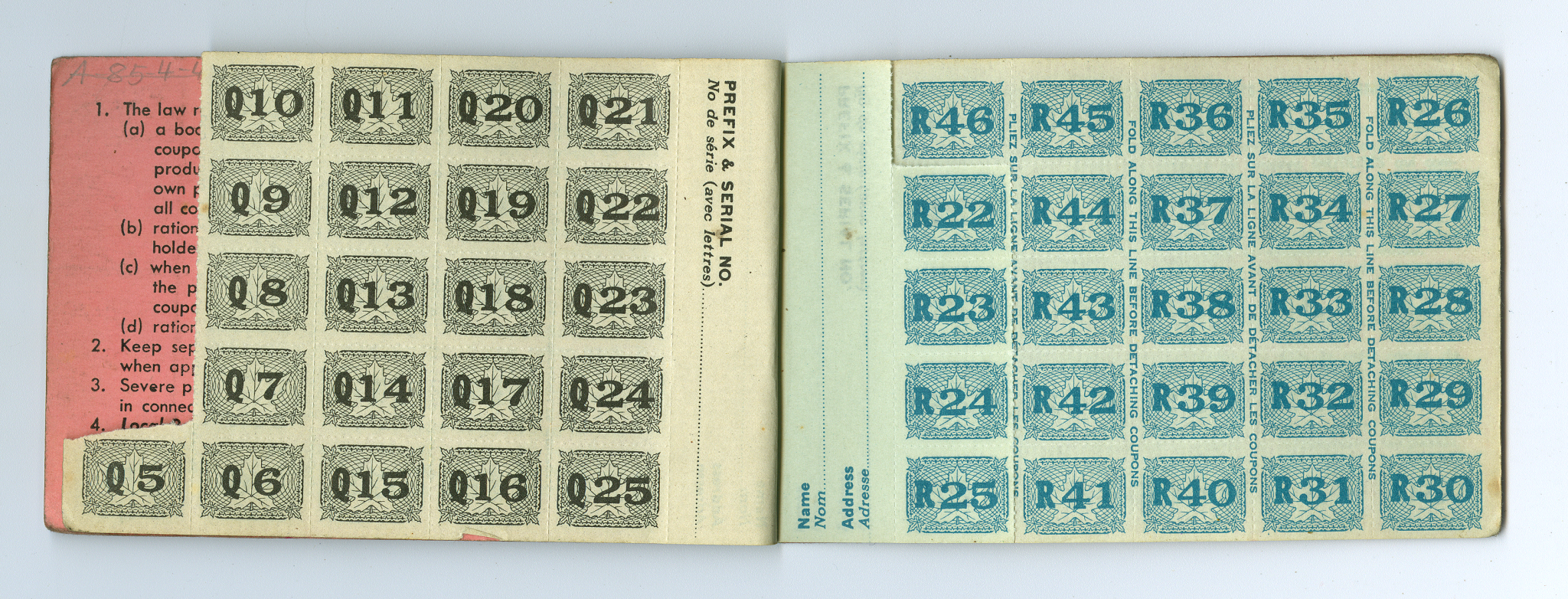 Paper Ration Token Ration tickets and tokens – Maple Ridge Museum
