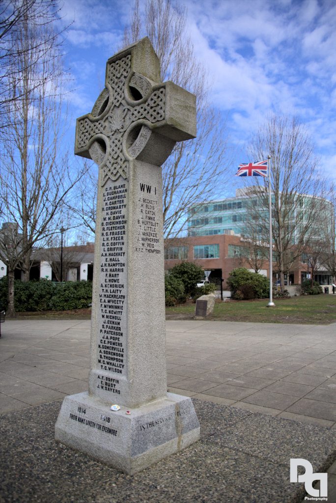 Maple Ridge Cenotaph, 14 February 2024. Photo by Darren Durupt